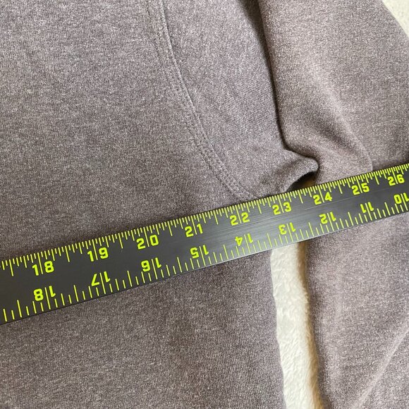 Champion Mens Sweatshirt Size L Gray Long Sleeve Crewneck Cotton Blend - Picture 4 of 11